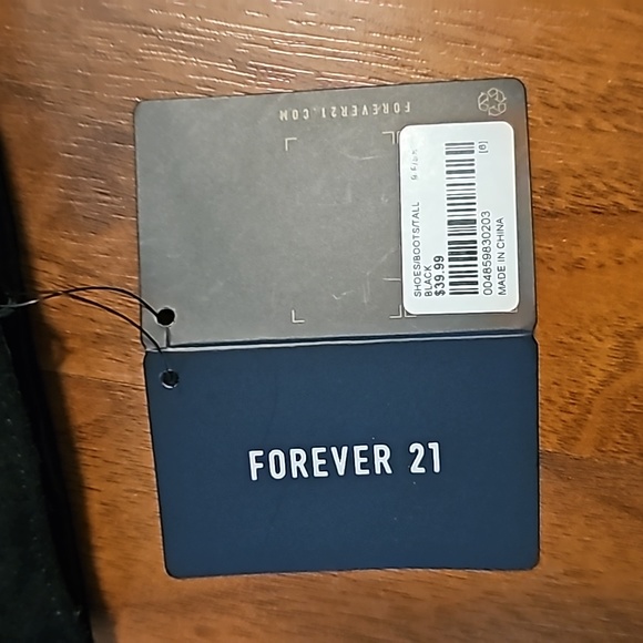 Forever 21 Stiletto Boots - Mid Calf - Sz 6 - Picture 4 of 5